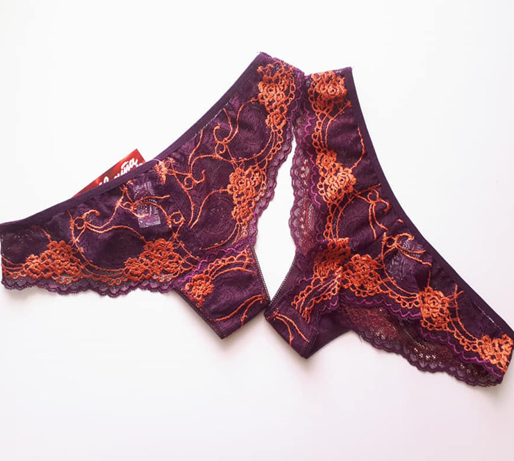 Дантелена бразилиана, Just lace, бордо, 359