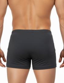 Памучен боксер в графит с акценти, 8