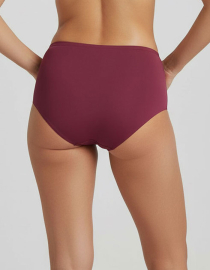 Луксозна бикина от микрофибър и дантела, Jisela Luxe, бордо, 223