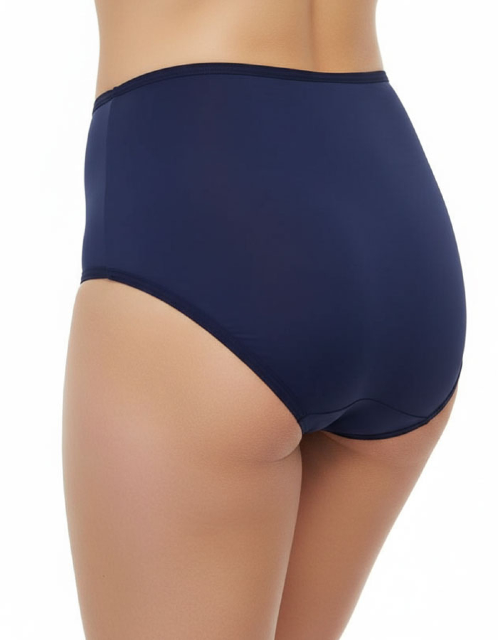 Сет 3 броя луксозни бикини от микрофибър и дантела, Neda, тъмно син, 65